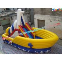 China Commercial Inflatable Pirate Slide , Inflatable Jumping Slide For Child factory