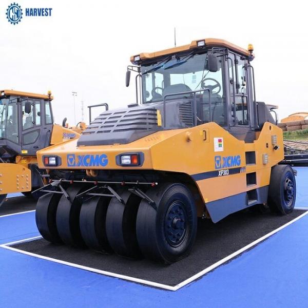 Quality XCMG XP303 30 Ton 545kPa Pneumatic Tire Vibratory Road Roller for sale