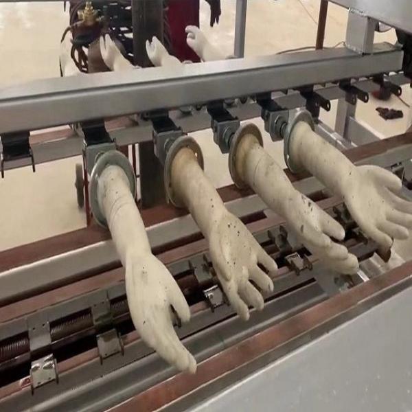 Quality 11x1.5x2m Surgical Latex Gloves Manufacturing Machine for sale