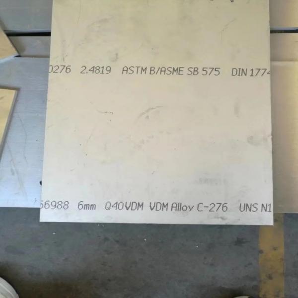Quality Hastelloy C - 276 Alloy Steel Sheet 8.9g / Cm3 Nickel Chromium Molybdenum Plate for sale
