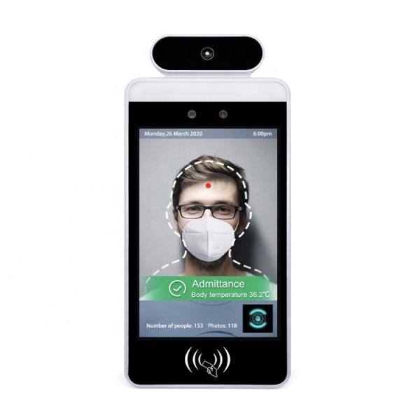 Quality Wall Mounted 8 Inch Facial Recognition Device , 1.5GHZ Body Temperature for sale