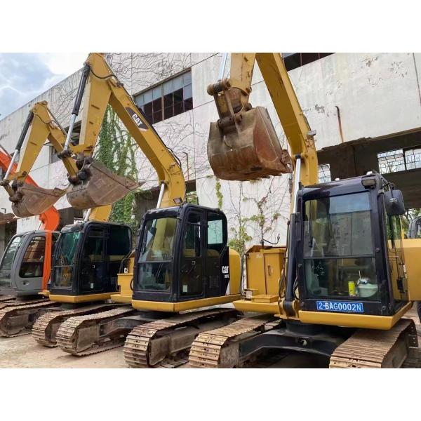 Quality 7 Ton Small Used Caterpillar Excavator With C2.6DITurbo Engine for sale