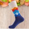 China Eco - Friendly Trendy Dress Socks For Men , Colorful Funny Crazy Novelty Funky Cotton Socks factory