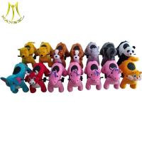 China Hansel chilldren pedal car walking motorized plush riding animals for child for sale