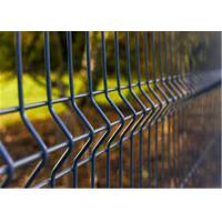 Quality Plastic Coated Triangular Bending Garden Fence Wire Mesh Security 5X10 Cm Size for sale