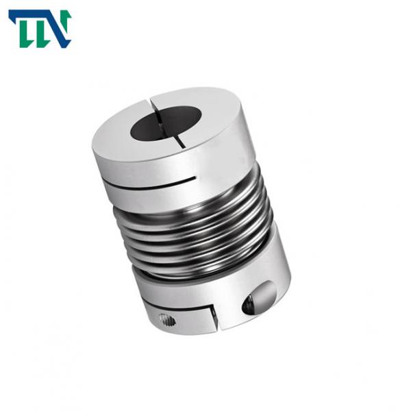 Quality Steel Bellows Shaft Coupling For Motor Flexible Clamping  55X72mm for sale