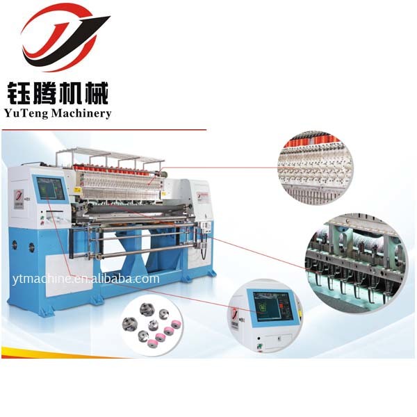 Quality 4KW Customized Computerized Quilting Embroidery Machine Multi Needles for sale