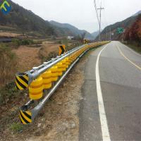 China Roadway Safety Highway Traffic Guardrail Roller Barrier Anti Corrosion factory