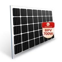 Quality 700W Transparent Bipv Solar Panel Manufacturers Integrated Photovoltaic Roof for sale