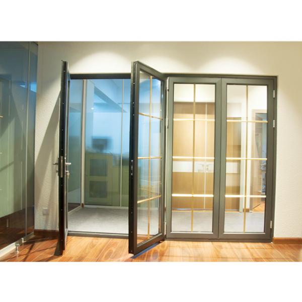 Quality Waterproof Bifold Aluminum Folding Doors Environmental Durable Design custom for sale