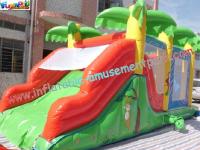 China Custom Large Inflatable Bouncer Slide PVC Tarpaulin With 6Lx4Wx4H Meter factory