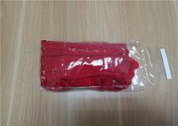 China Customized Size PVC Clear Packaging Bags With Adhesive Tape OEM / ODM With Hook factory