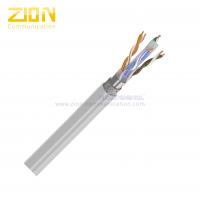 China SFTP CAT6 Network Cable 23 AWG , 550 MHz CAT6 Patch Cable With PVC Jacket , TC Wire factory