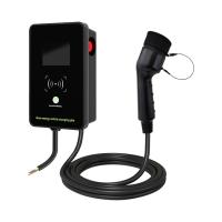 Quality European Standard Anti-Theft 32a Wall Mounted Ev Charging Station Swiping Card for sale