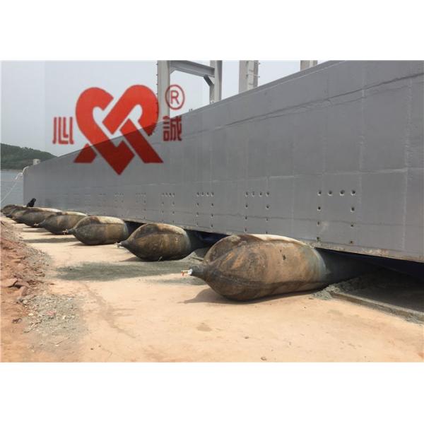 Quality Cylindrical Shape Ship Launching Airbags High Pressure 24 Months Warranty for sale