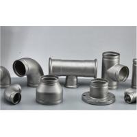 china Stainless Steel Grooved Pipe Fittings With Sandblasting / Polishing Surface Treatment