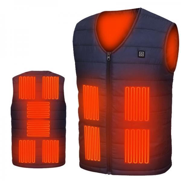 Quality Graphene Unisex Thermal Electric USB Heated Gilet Far Infrared OEM for sale