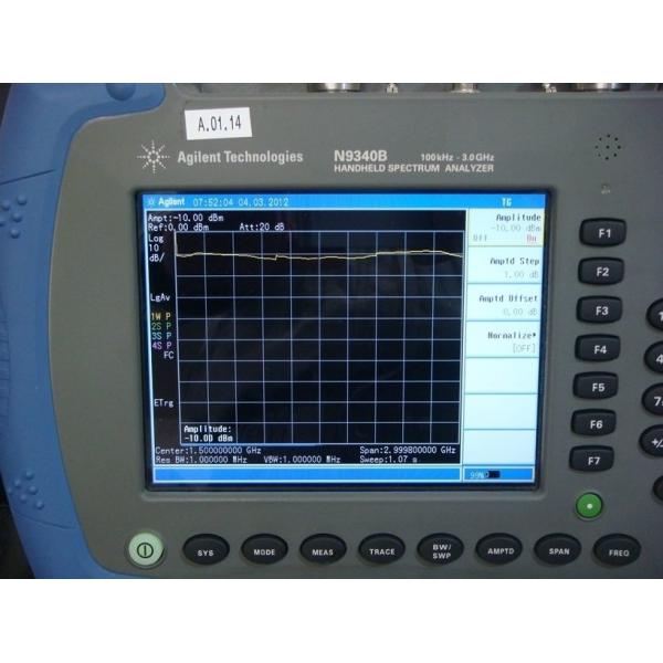 Quality Keysight Agilent N9340B Handheld RF Spectrum Analyzer HSA 3 GHz for sale