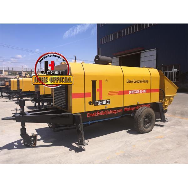 Quality HBT6013K 60m3/H Diesel Stationary Trailer Mounted Concrete Pump for sale