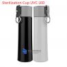 China Sterilization Cup UVC Led Lamp 304 Stainless Steel 500ml For Safe Clean Water factory