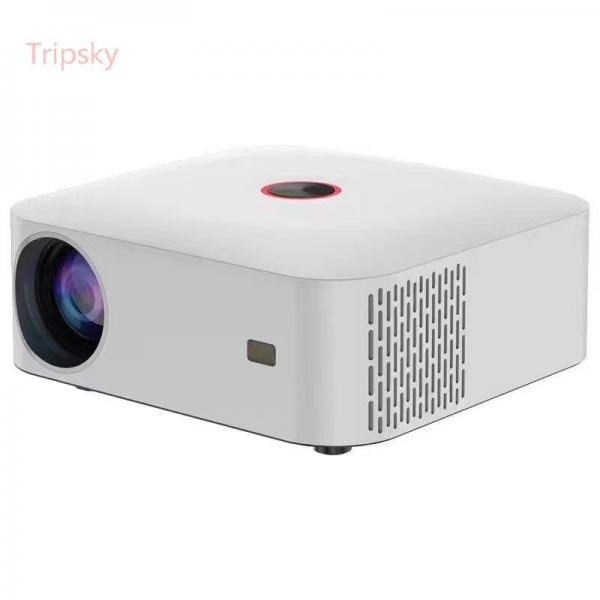 Quality Practical Smart Projector 4K 1080x1920 , 15000 Lumens LED Mini Projector HD for sale