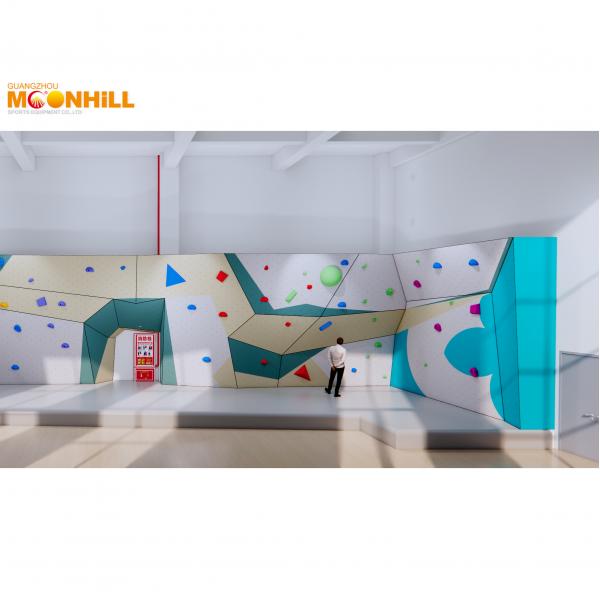 Quality Lightweight Fiberglass Climbing Wall Indoor Adult Wall Climbing For Play Hall for sale