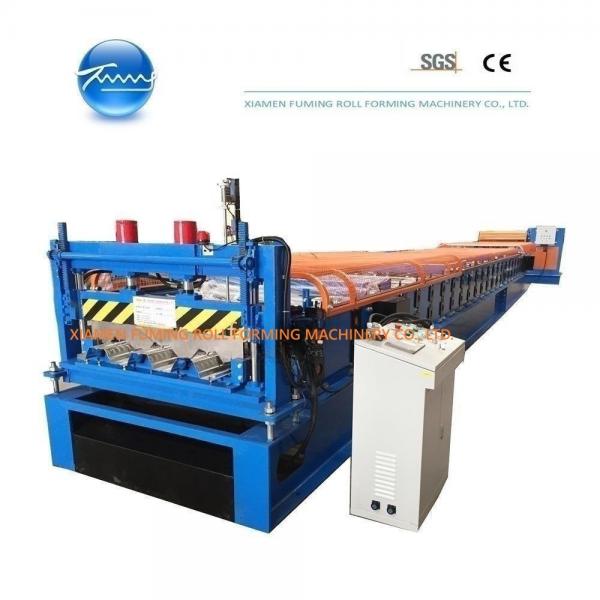 Quality Customized Deck Sheet Roll Forming Machine Automatic Hydraulic Cutting for sale