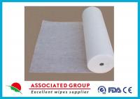 China 50% Viscose Healthy Non Woven Cloth Cross Lapping Soft Hygeian White factory