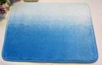 China Washable blue and white Water Absorbing Rugs non slip Door Mats Eco friendly factory
