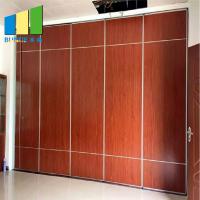 China Collapsible Foldable Soundproof Flexible Moving Sliding Door Partition Walls For Wedding Hall factory