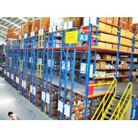 China Multi - Layer Powder Coating Rack Supported Mezzanine Floor With Walkways factory