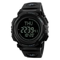 China World Time Skmei Pedometer Watch Chronograph Men Wrist Digital Watch Sport Compass Watch 1290 factory