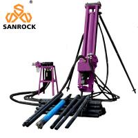 China Portable Bucket DTH Drilling Rig Machine SRQD70 Mining Borehole Rotary Drilling Rig factory