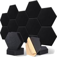 Quality Self Adhesion Hexagon Sound Absorbing Acoustic Panel Restaurant for sale