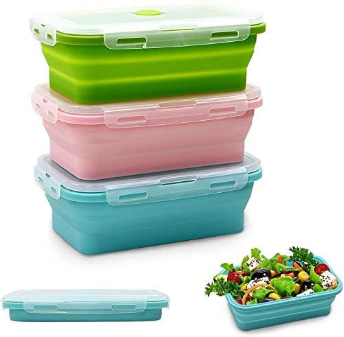 Quality Silicone Lunch Box Snack Containers For Kids, Leak Proof Microwavable Small Lunch Box Containers With Lids For Toddlers for sale