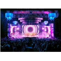 China Stage Background HD LED Video Wall Display , Full Color RGB 4mm LED Screen for sale