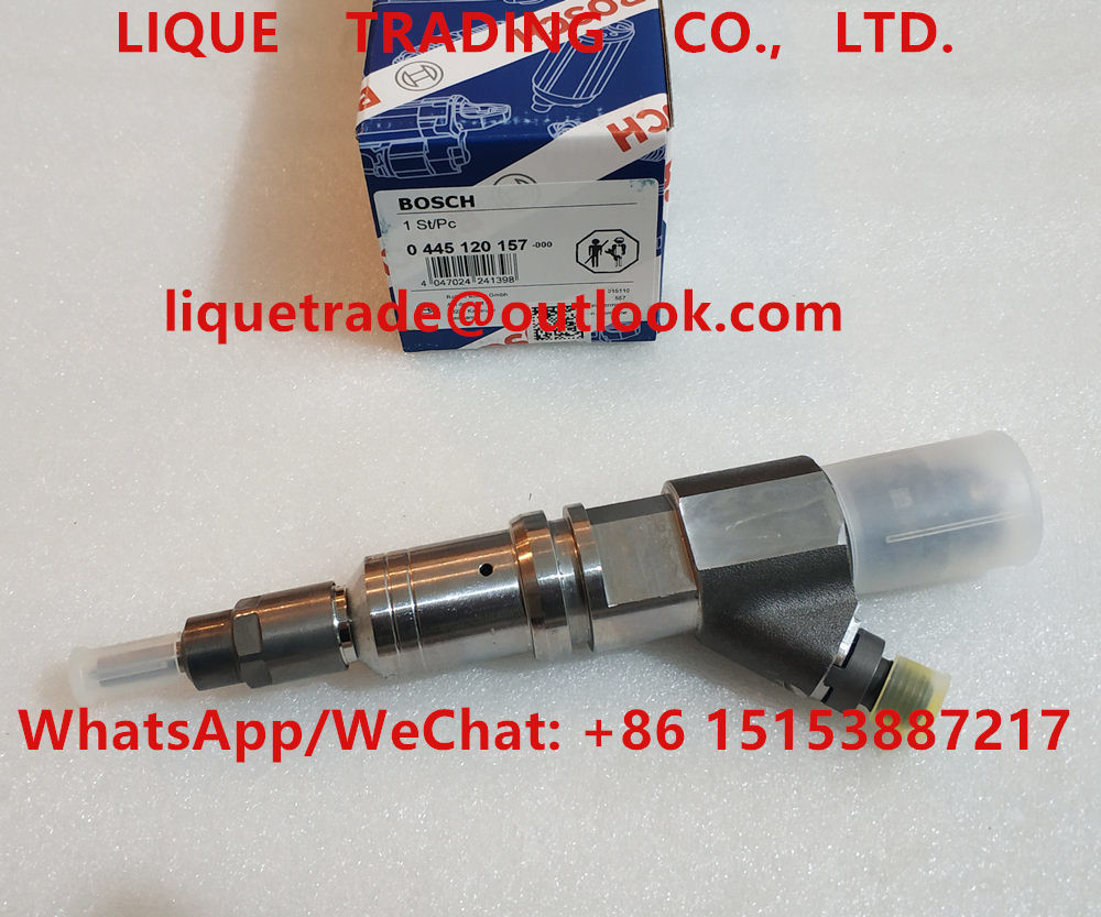 China BOSCH fuel injector 0445120157 , 0 445 120 157 for SAIC-IVECO HONGYAN 504255185, FIAT 504255185 for sale