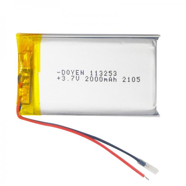 Quality 2000mah Lithium Ion Polymer LiPo 3.7 V Battery Pack Rechargeable for sale