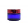 China 30g / 50g Glass Cosmetic Cream Jar , Small Glass Cosmetic Jars With Lids factory
