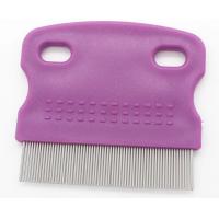 China Cat And Dog Cleaning & Grooming  Stainless Steel Metal Teet Terminator Lice Hair Comb for sale
