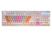 China Colored USB Wired Gaming Keyboard / Pc Gaming Keypad Adjustable LED Backlight factory