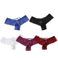 China G-String 4XL 5XL Nylon Black Knickers Lace Sexy Women Underwear Knickers factory