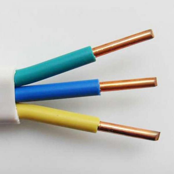 Quality CCC Flameproof 3 Core Flat Cable Copper Core Abrasion Resistant for sale