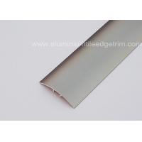 China Anodized Champagne Metal Transition Carpet or Laminate Floor Tile Trim 38mm Width for sale