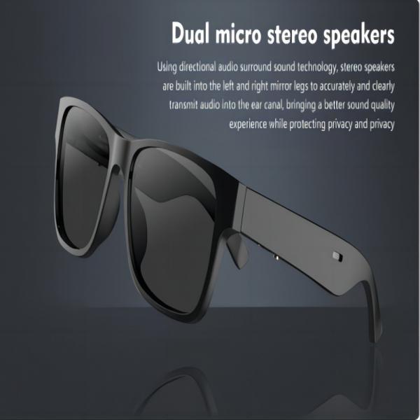 Quality Wireless Music Bluetooth Video Sunglasses Anti Blue Ray Lenses Connect With Phone for sale