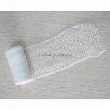 Quality Soft Medical Gauze Roll 3m , 100% Cotton Gauze Bandage Roll for sale
