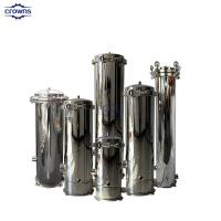 China Electronics Industries Pure Water Filter Stainless Steel Multi Cartridge Filter Housing factory