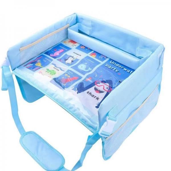 Quality Polyester Baby Car Tray Plates Kids Drink Table Car Seat Child Cartoon Toy for sale