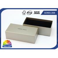 Quality Grey Luxurious Printed Rigid Art Paper Gift Box / Custom Logo Sunglass Packaging for sale