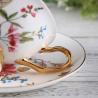 China Decorative 1350ml 15pc Porcelain English Teapot Set With 340ml Milk Jug factory